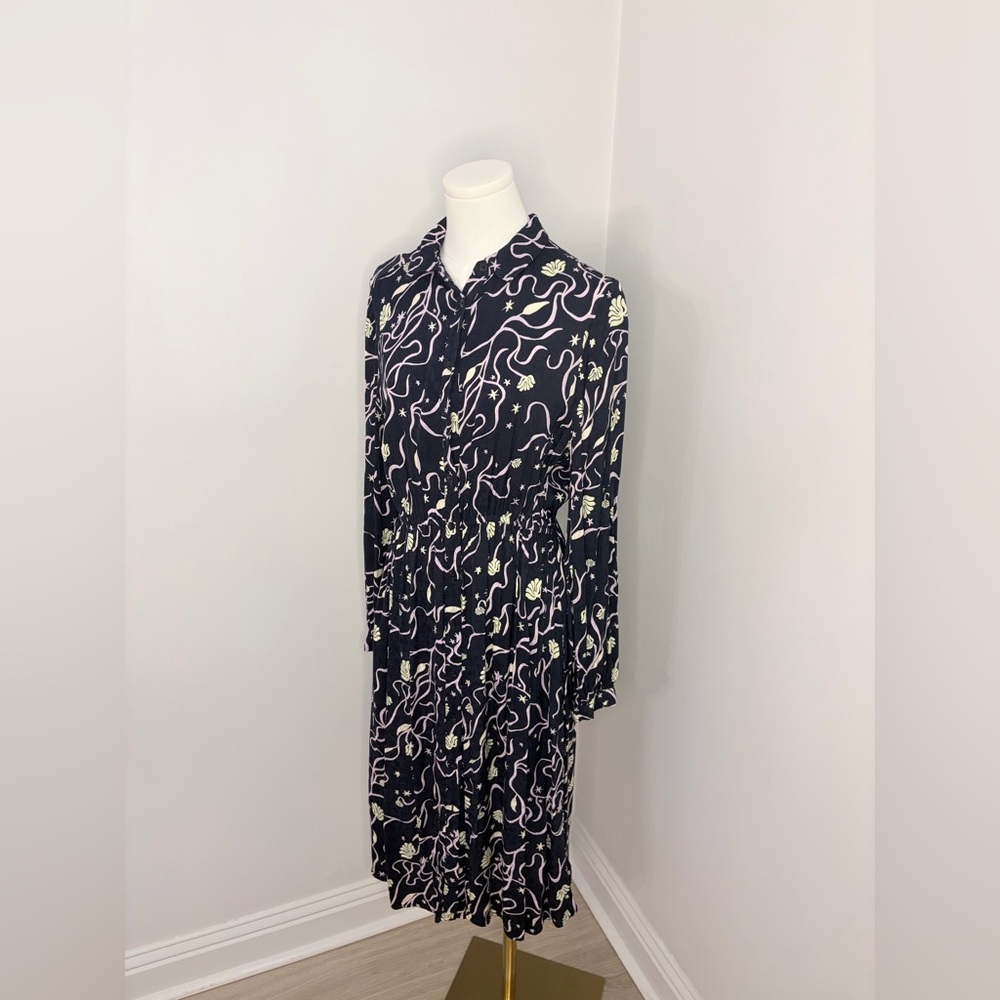 Scotch & Soda Navy “I’m Smiling” Shirt Dress Size M